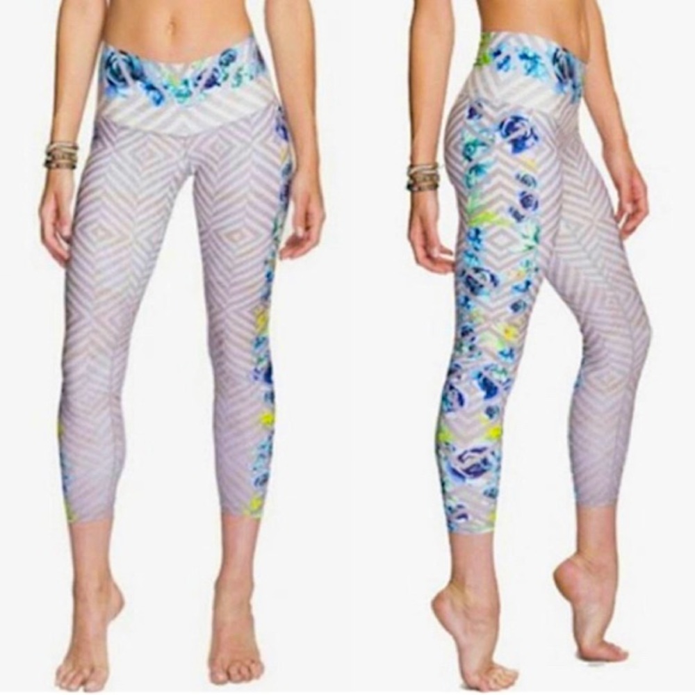 NIYAMA SOL Desert Bloom Beachcomber Crop Leggings S